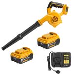 18V Cordless Garden Leaf Air Blower For De-walt Li-ion Battery Snow Remove Dust