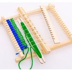 Wooden Weaving Loom Starter Kit Hand-Woven Woven Set DIY Knitting Machine ﻿Tools