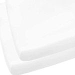 Cot Sheets White for Babies –Soft, Durable Nursery Bedding Wholesale Bulk Packs