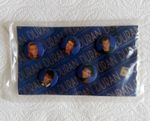 Duran Duran - Original 1980's Fan Club Set Of 5 Badges In Orig.Cover Memorabilia