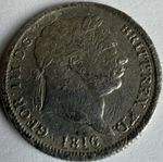 1816 George III Silver Shilling – Great Recoinage British Coin (A19)