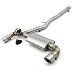 DIRENZA 3" STAINLESS GPF BACK VALVED EXHAUST SYSTEM FOR BMW 1 SERIES M135i F40
