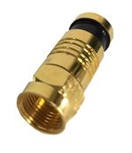 10 x Snap Seal Compression Type F Plug Connectors Suitable for RG6 WF100 Cable 