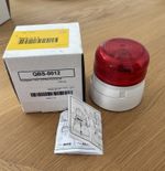 Klaxon QBS-0012 Flashguard Red LED Flashing Beacon 110V AC NOS