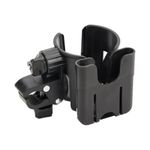 Cup holder, water bottle holder, and Phone holder for bicycles and strollers