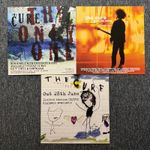 3 RARE VINTAGE 12X12" RECORD STORE DISPLAY CARDS/FLATS - THE CURE - EARLY 2000'S