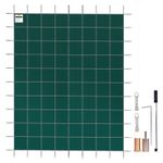 VEVOR Inground Pool Safety Cover Winter Pool Cover 20 x 42 ft with Anchor Tools