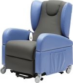 Aidapt Brookfield Dual Motor Rise and Recliner Chair -Blue Leatherette VG704B