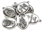 10 PCS x St Jude Charms Pendants 26mm x 16mm Joblot