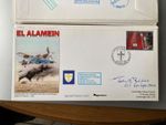 WW2 Battle Britain Grp Capt Bisdee DFC signed RAF Concorde flown cover Alamein.