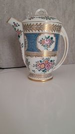 Antique Samson Porcelain Hand-painted Porcelain Jug