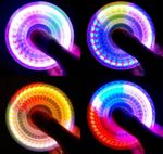 LED Light Up Fidget Spinner Glow Hand Toy Stress Relief Kids Adults UK 