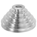 Aluminum A-Type 5 Step Pulley Wheel 24mm Bore 55-150mm Outer Dia for 12.7mm Belt