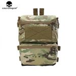 Emerson Tactical Zip-on Back Panel Pouch Banger Plate Carrier Bag For V5 Vest