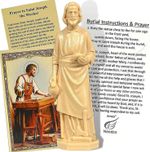 Saint Joseph Statue for Selling Houses, Set with Instruction and Prayer Cards, 