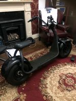 Fat Tire Black 60V 18ah 2000W Lithium Electric Scooter
