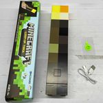 Minecraft Game Torch Lamp Led Night Light Home Decors USB Rechargeable Kids Gift