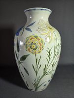 Rorstrand Lars Thoren Beautiful Hand Painted Pottery Vase 32cm