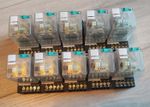 10pcs X Tele 24v Relay 11 Pin 10A 120VAC -  R1WT 3P0T With Relay Holder (RX11)