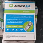 Ant Killer Outcast Gel Bait Station Trap Max Strength, Pack of 3 X12 Boxes