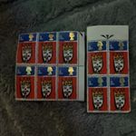 Great Britain Elizabeth II QEII 3d Pre-Decimal MNH Uncancelled Stamp Blocks