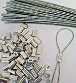 10 x Aluminium Tamper Proof Security Seals & Wire Electric Water Meter Fuse Box