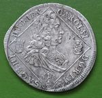•1728•AUSTRIAN-HUNGARY•QUARTER  THALER •1/4 THALER•SILVER COIN•