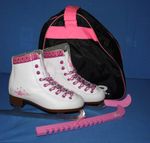 Good Condition - SFR Ice Star Girl's Ice Figure Skates O/F Size EU 33 / UK 1