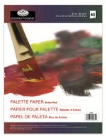 PALETTE PAPER PAD 40 PAGE COATED TEAR OFF ARTIST PAINT MIXING OIL ACRYLIC RD350