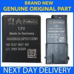BRAND NEW GENUINE OEM PART. Diesel 8-Pin Glow Plug  Relay 9803299780 51299058A