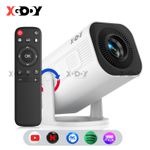 XGODY 4K 8K Android 14.0 Projector Smart WiFi Mini Bluetooth Office Home Theater