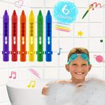 Washable Bath Crayons Set - Colorful, Easy-Clean Bathtub Markers for Youngsters
