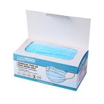 3-Ply Disposable Surgical Type Protective Face Mask - Box Of 50 Facemasks