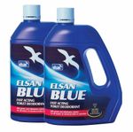 Elsan Blue 4L Perfumed Toilet Fluid Chemical Caravan Motorhome Boat Twin Pack 