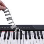 61 / 88 Keys Piano Keyboard Stickers Note Marker for Beginners / Kids Free Paste