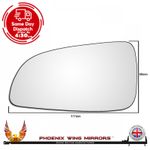 For Vauxhall Astra H Wing Door Mirror Glass 2004-2009 Convex Left Hand Side