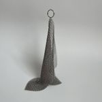 316L Stainless Steel Cast Iron Chainmail Scrubber (6''x6'')
