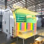 Fast Food Concession Trailers Multifunctional Snack Food Mobile Food Trucks