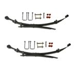 Pair of Rear Leaf Springs With Kits For Mitsubishi L200 B40 2.5TD 06-15 (4+2)