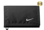 For Nike Wallet Unisex Dri-FIT Swoosh Logo Credit Card Cash Coin Holder  Black