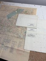 4 x Africa Map Uganda Masindi Lake Albert & 3 1960 Aviation Charts see photos