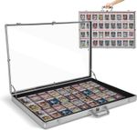 Card Show Display Case Large Aluminum Lockable Trading Card Display Case