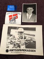 Speedway photograph / sticker autograph Jan O. Pedersen Cradley Heath