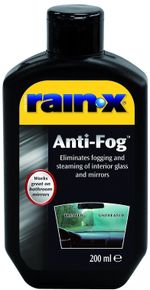 Rain X Anti Fog Window Mirror Glass Steaming and Condensation Treatment 200ml