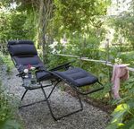 Lafuma Air Comfort Futura Garden Foldable Reclining Sun Lounger - Acier A