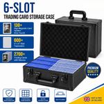 Premium Aluminium Trading Card Storage Case Lockable Carry Box TCG Cards