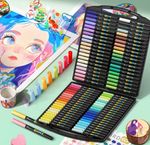 ENMY 80-Color Acrylic Paint Marker Pens Brush Tip Waterproof Art Rock Glass Wood