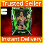 WWE 2K25 - The Rock Mattel Action Figure MyFACTION Character Skin DLC / GLOBAL