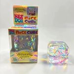 Needoh Nice Cube holographic ribbon confetti fidget toy
