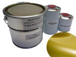 1 Liter Set 2K Car Paint Yellow Gold Metallic No Clear Coat Tuning Lackpoint
